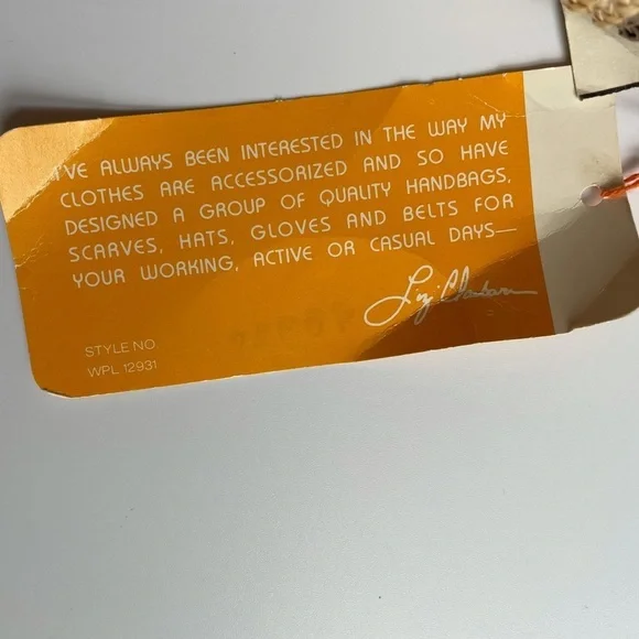 Vintage Liz Claiborne Straw/Jute Multi-use Pouch - Picture 2 of 5